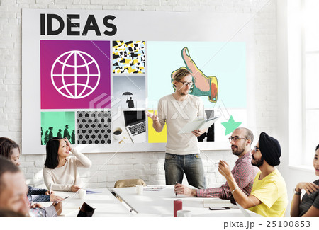 Ideas Thumps up Mission Strategy Concept 25100853