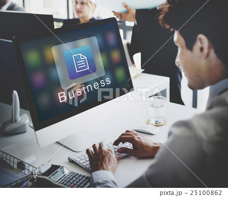 Business Organization Application Page Icon Concept 25100862
