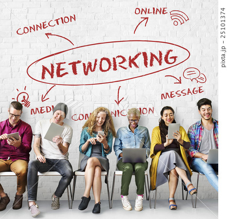 Social Media Communication Connection Network Concept 25101374