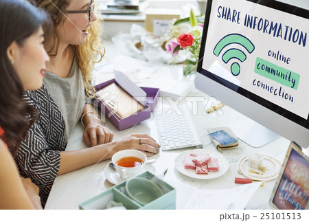 Networking communication Connection Share Ideas Concept 25101513