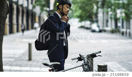 ビジネスマン　サイクリング 25106650