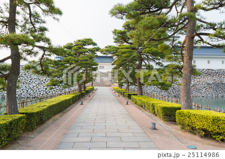 Walkway in toyama castle Walkway in toyama castle 25114986