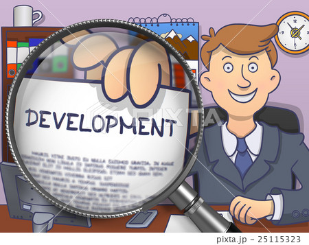 Development through Lens. Doodle Design. 25115323