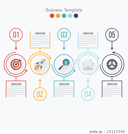 Thin line infographic element Thin line infographic element 25117240