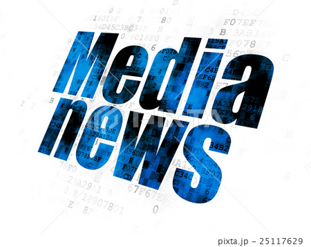 News concept: Media News on Digital background News concept: Media News on Digital background 25117629