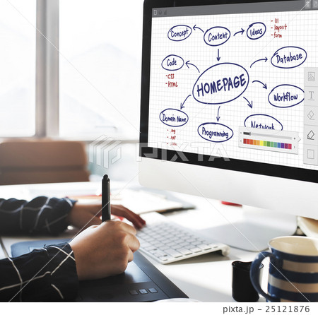 Homepage Computer Degital Internet Technology Concept Homepage Computer Degital Internet Technology Concept 25121876