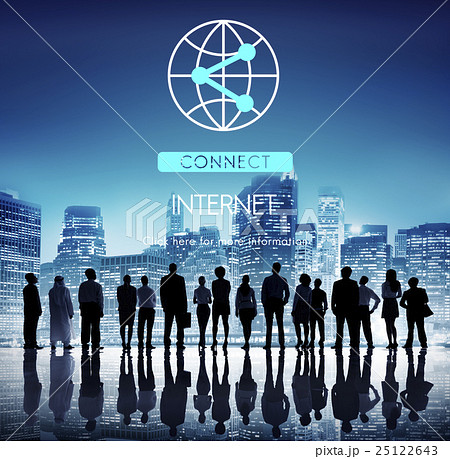 Connection Internet Communication Network Sharing Concept Connection Internet Communication Network Sharing Concept 25122643