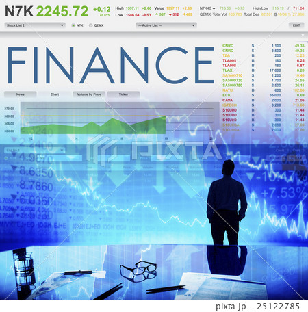 Stock Exchange Trading Forex Finance Graphic Concept 25122785