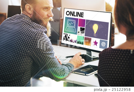 Website Design UI Software Media WWW Concept 25122958