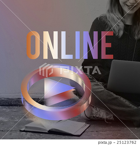 Digital Music Streaming Online Entertainment Media Concept 25123762