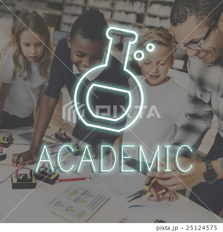 Flask Experiment Science Laboratory Learning Concept Flask Experiment Science Laboratory Learning Concept 25124575