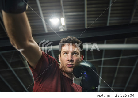Boxing Challenge Exercise Sport Workout Pratice Concept 25125504