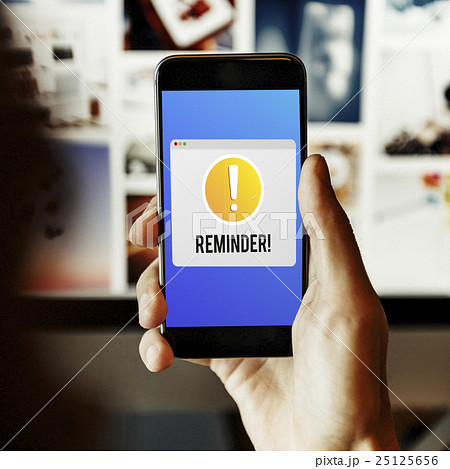 Reminder Notification Alert Exclamation Point Concept 25125656