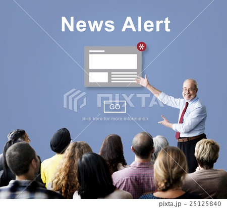 News Alert Announcement Broadcast Article Concept News Alert Announcement Broadcast Article Concept 25125840