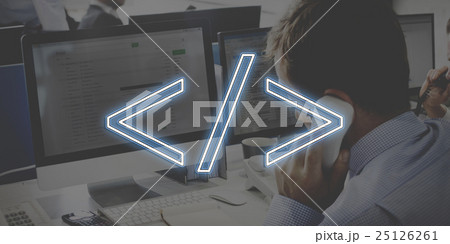 Web Design Coding Icon Concept Web Design Coding Icon Concept 25126261