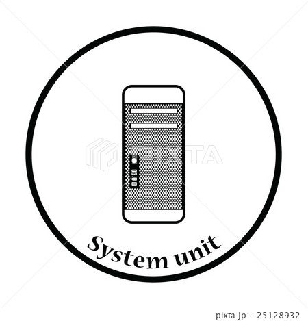 System unit icon Vector illustration System unit icon Vector illustration 25128932