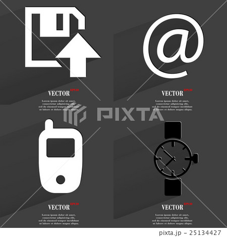 Set of icons. Collection symbols. Modern Flat web Set of icons. Collection symbols. Modern Flat web 25134427