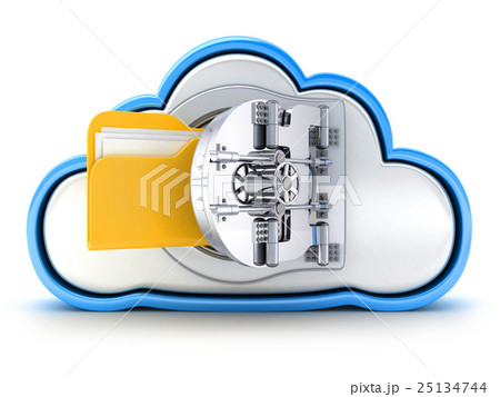Cloud and bank door 25134744