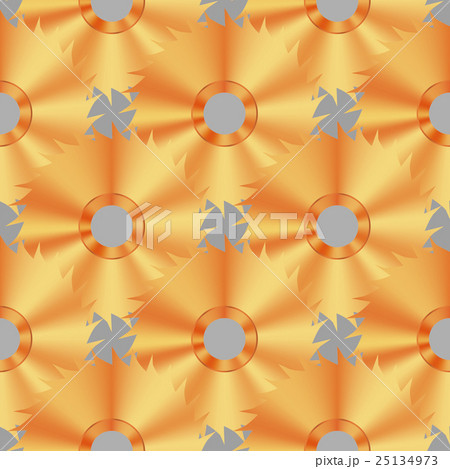 Circular Saw Steel Disc Seamless Pattern Circular Saw Steel Disc Seamless Pattern 25134973