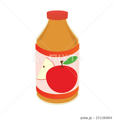 Apple Juice Bottleのイラスト素材