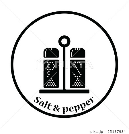 Pepper And Salt Iconのイラスト素材