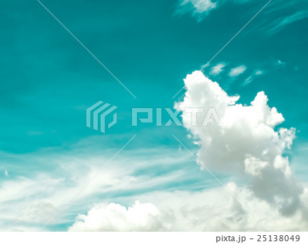 blue sky white cloud sunshine 25138049