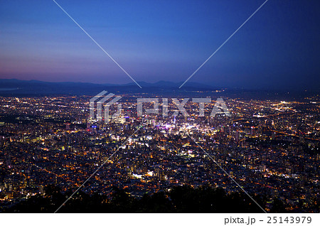 札幌藻岩山から見た夜景 札幌藻岩山から見た夜景 25143979