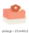 Pink Flower and Pearl Petitefour Cake 25144012
