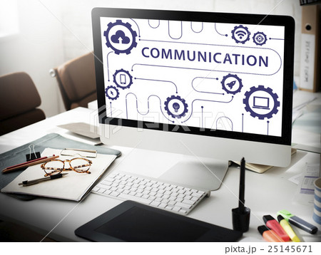 Social Media Sharing Online Exchange Concept 25145671