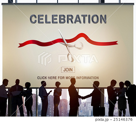 New Business Ribbon Cutting Celebration Event Concept 25146376