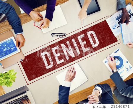 Banned Denied Declined Negative Stamp Concept 25146871