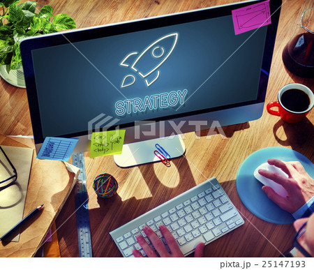 Business Goals Rocketship Target Concept Business Goals Rocketship Target Concept 25147193