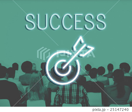 Target Goals Aim Aspiration Focus Vision Graphic Concept 25147240