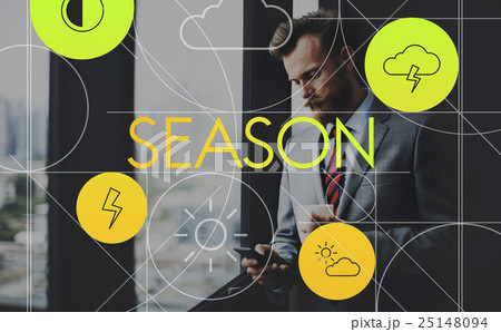 Climate Forecast Overcast Season Temperature Concept Climate Forecast Overcast Season Temperature Concept 25148094