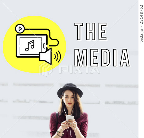 Podcast Digital Device Social Media Concept 25148762