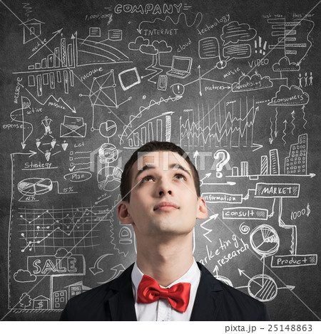 Handsome thoughtful student guy Handsome thoughtful student guy 25148863