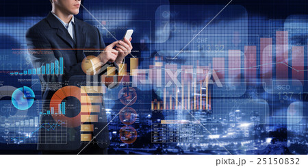 Mobile application in use 25150832