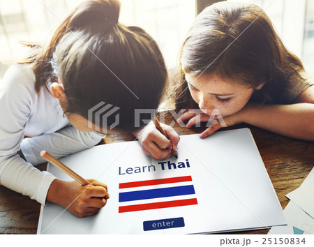 Learn Thai Language Online Education Concept 25150834