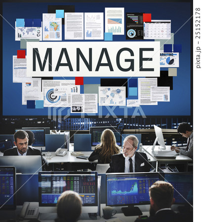 Manage Coordination Leadership Process Strategy Concept 25152178