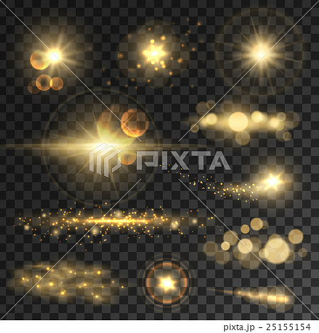 Golden glitter bokeh lights and sparkles 25155154