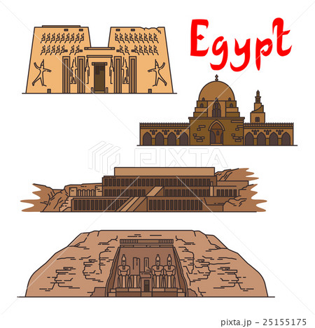 Egypt historic landmarks and sightseeings Egypt historic landmarks and sightseeings 25155175