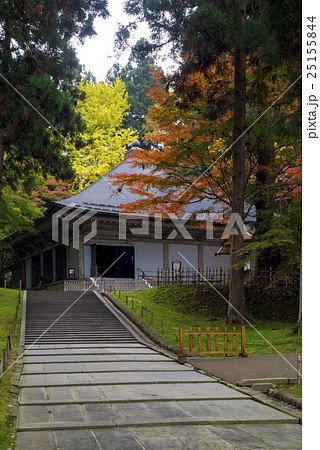 世界遺産 平泉 中尊寺の紅葉 世界遺産 平泉 中尊寺の紅葉 25155844