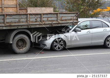 crash car and truck crash car and truck 25157337