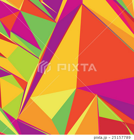 Abstract background with colorful triangles for 25157789
