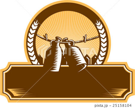 Growler Clothesline Picket Fence Circle Woodcut Growler Clothesline Picket Fence Circle Woodcut 25158104