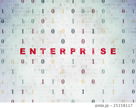 Business concept: Enterprise on Digital Data Paper Business concept: Enterprise on Digital Data Paper 25158117