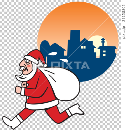 Santa Claus hurries and plumbing night has come to light 25158805