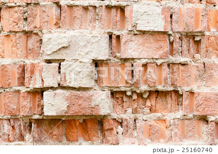 Red Old Brick Wall Red Old Brick Wall 25160740