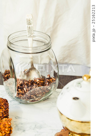 Pumpkin granola bars with peanut butter and seeds Pumpkin granola bars with peanut butter and seeds 25162213
