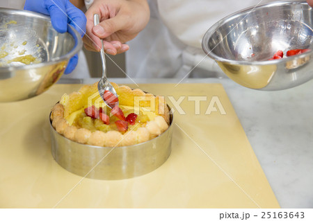 パティシエ シャルロットの盛り付け 25163643